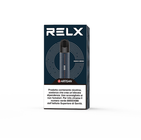RELX Italy Indigo Denim Sigaretta Elettronica RELX Artisan
