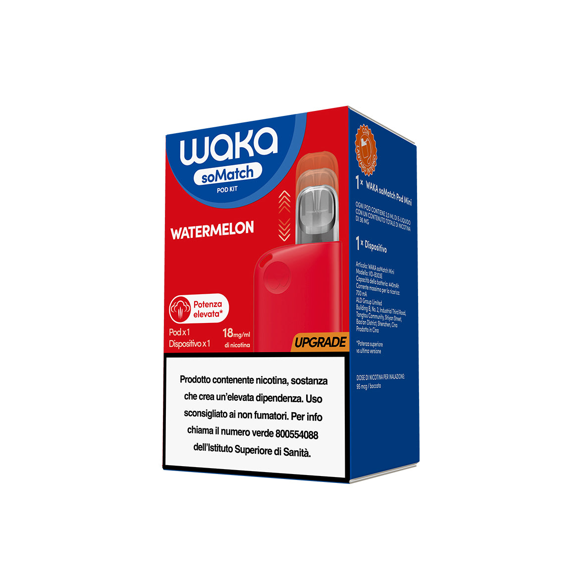 liquido sigaretta elettronica gusto iqos WAKA soMatch Mini Kit