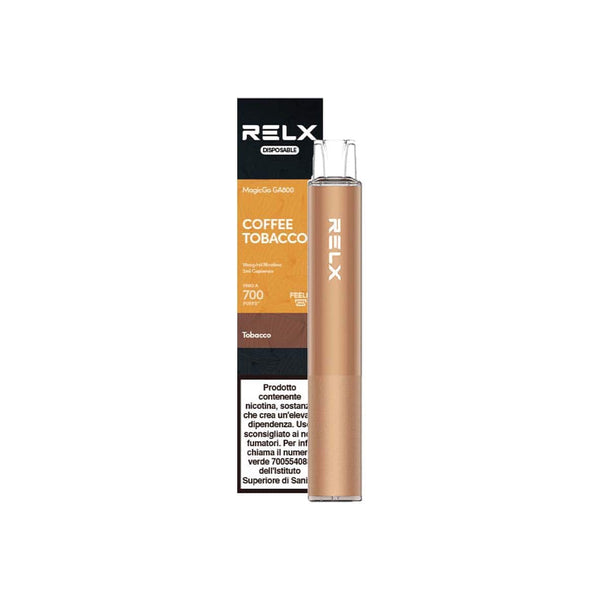 RELX Italy 18mg/ml / Coffee Tobacco RELX MagicGo Usa e Getta
