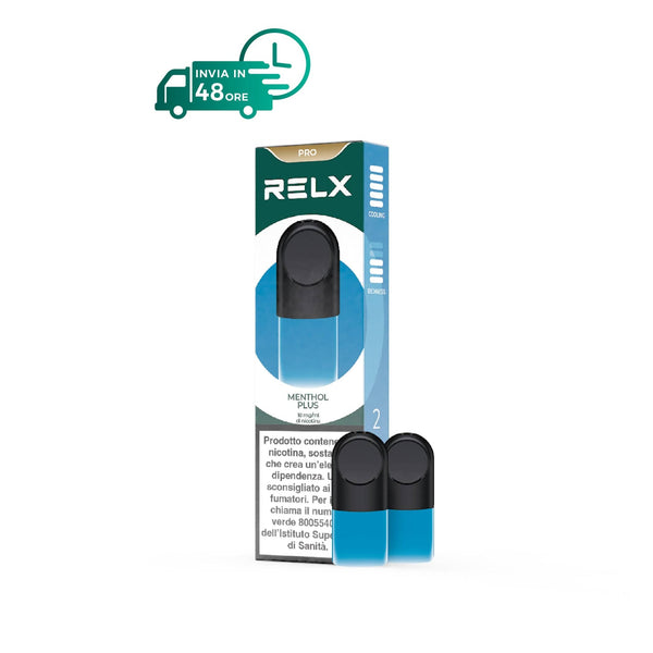 RELX-ITALY 18mg/ml / Menthol Plus RELX Pod Pro - Scopri più di 17 gusti preferiti da 18 mg. a 0,0 mg di nicotina.
