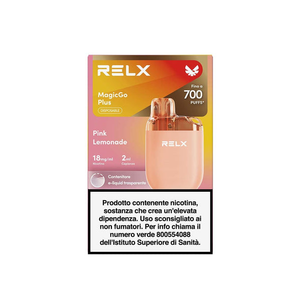 RELX Italy 18mg/ml / Pink Lemonade RELX MagicGo Plus Usa e Getta
