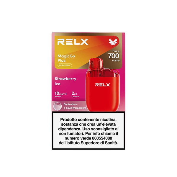 RELX Italy 18mg/ml / Strawberry Ice RELX MagicGo Plus Usa e Getta
