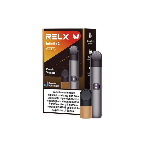 RELX Italy Device Device Dark Asteroid (Pod Classic Tobacco) RELX Infinity 2
