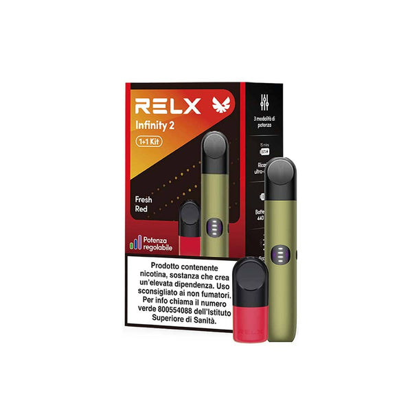 RELX Italy Device Device Green Navy (Pod Fresh Red) RELX Infinity 2
