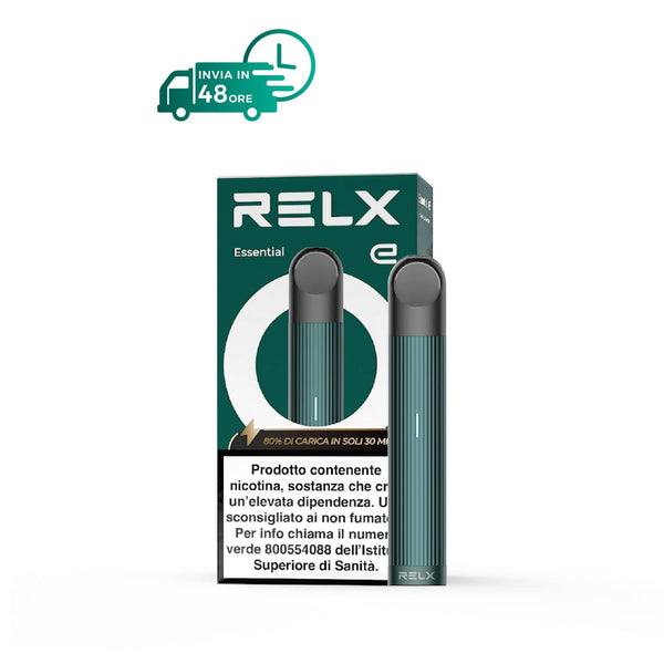 RELX-ITALY Device Green Dispositivo RELX Essential - Sigaretta elettronica RELX White, Neon Purple, Green e altro.
