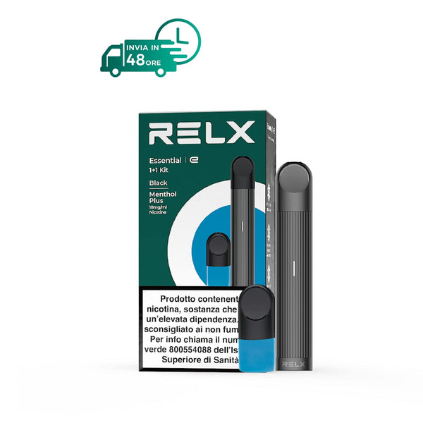 RELX-ITALY Device Menthol Plus Starter kit essenziale RELX per iniziare a svapare - Dispositivo + Pod
