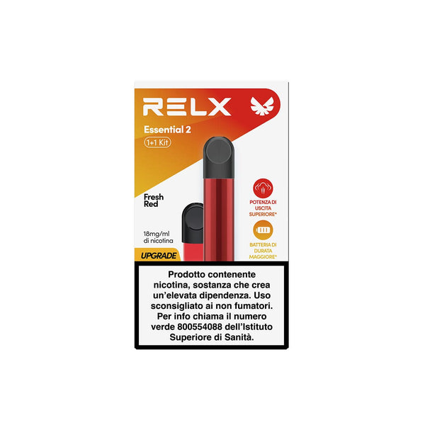 RELX Essential 2 Starter kit: Sigaretta elettronica e Pod Pro RELX Essential 2 Starter kit: Sigaretta elettronica e Pod Pro