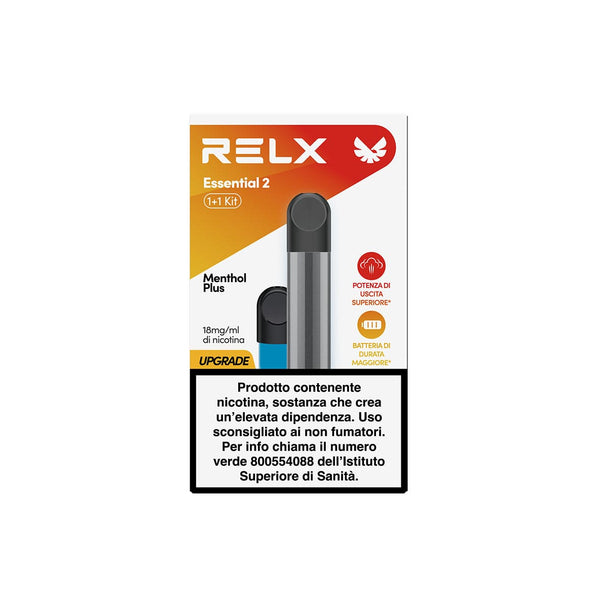 RELX Essential 2 Starter kit: Sigaretta elettronica e Pod Pro RELX Essential 2 Starter kit: Sigaretta elettronica e Pod Pro